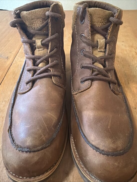 The North Face Bridgeton Chukka Boots Mens 11.5Brown Leather Ankle Top NF0A2T4B main image 6